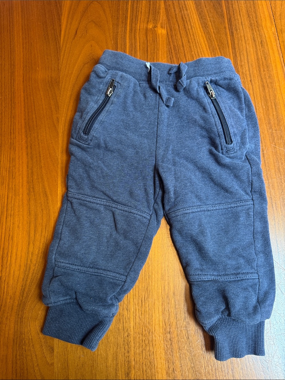 Hanna Andersson Dark Blue Zippered Jogger Pants